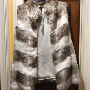Fur vest for the cold winter months ahead.